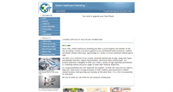 Desktop Screenshot of globalhealthcaremarketing.com